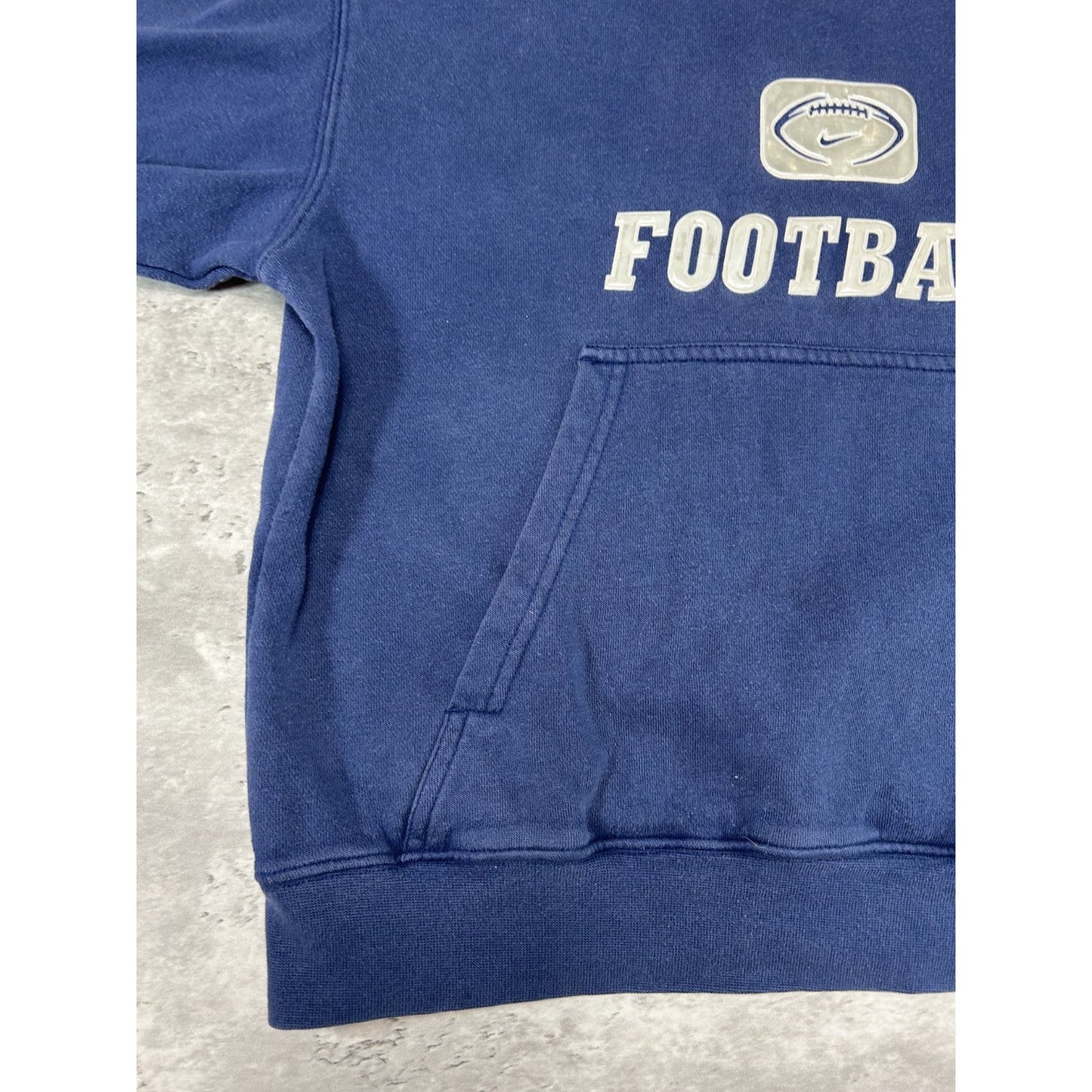 Vintage 2000s Nike Football Graphic Hooded Sweatshirt Size YOUTH XL