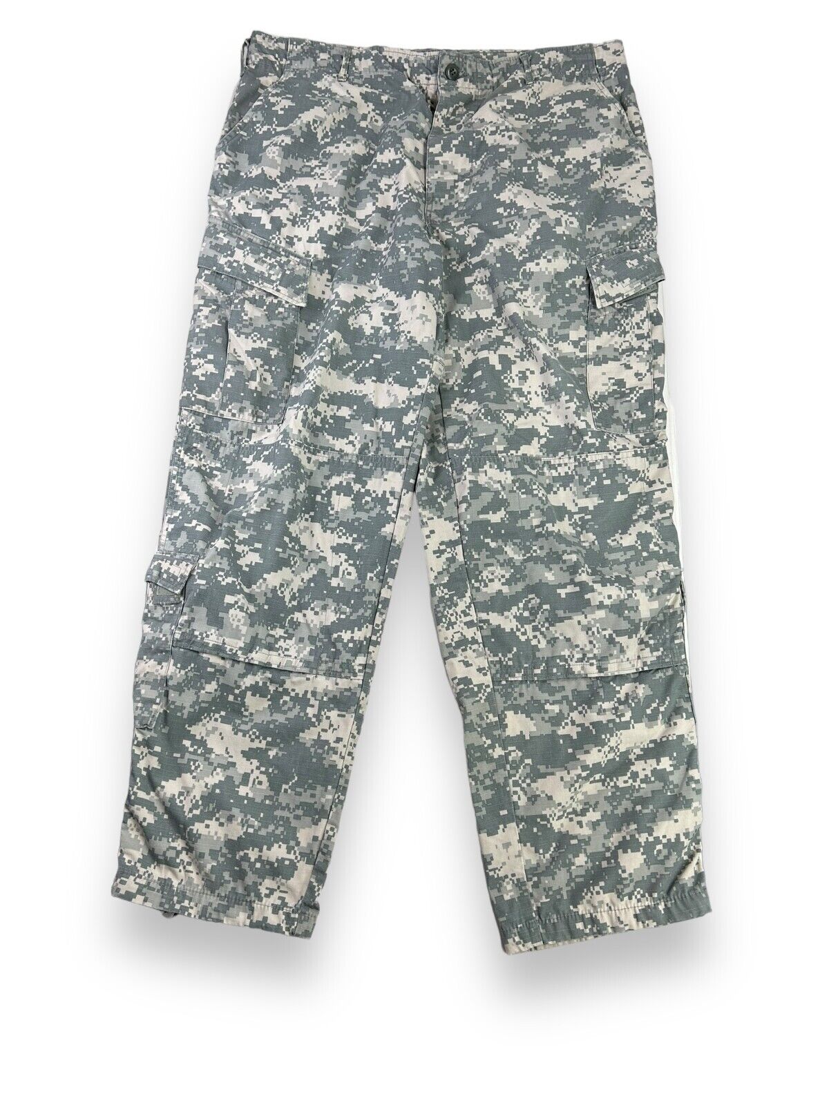 Vintage NATO Military Issue Digital Camo Multi Pocket Cargo Pants Size 37