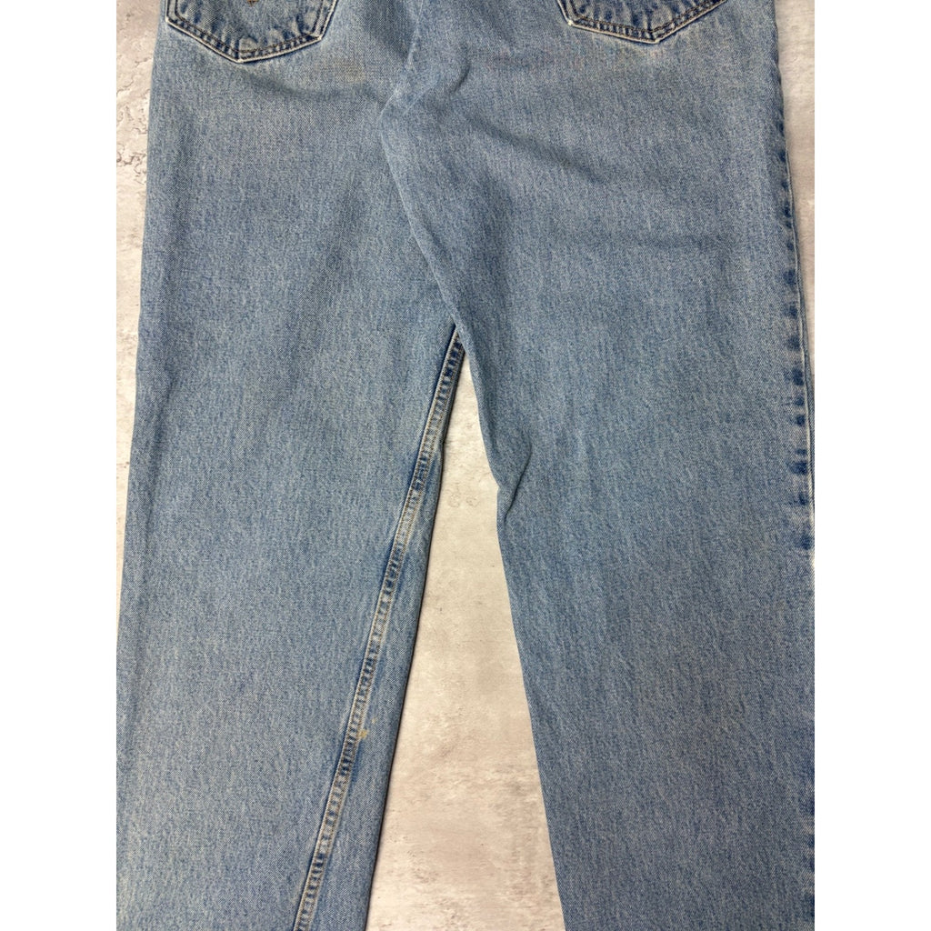 Vintage 90s Levis 550 Red Tab Light Wash Denim Pants Size 34