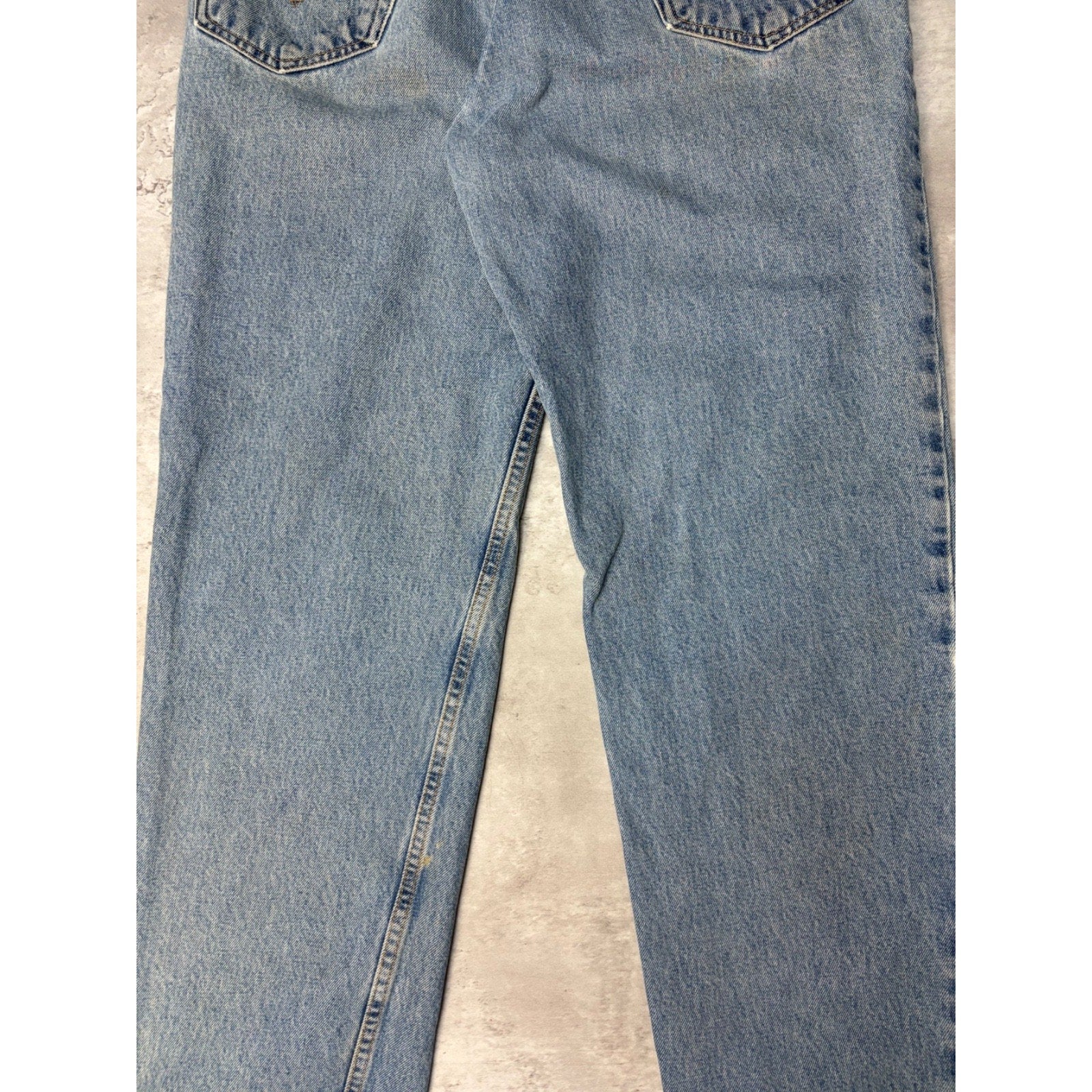 Vintage 90s Levis 550 Red Tab Light Wash Denim Pants Size 34