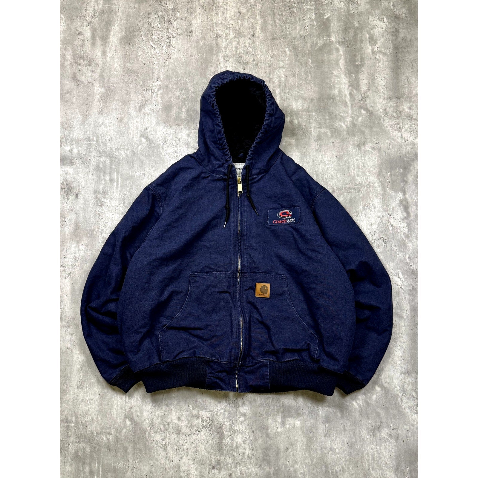 Vintage Carhartt Full Zip Insulated Workwear Active Jacket Size XL