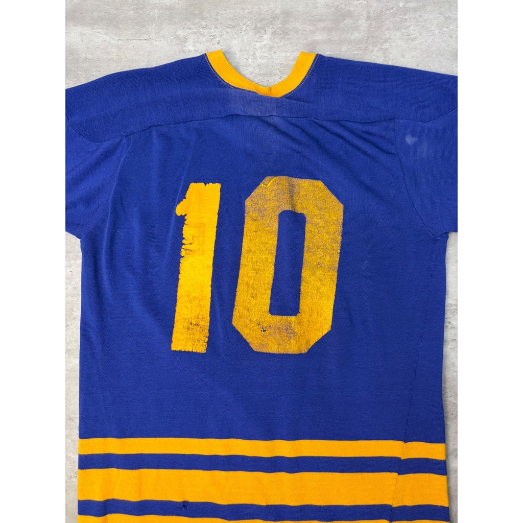 Vintage 70s/80s 69ers Stitched Two Tone Hockey Jersey Size XL