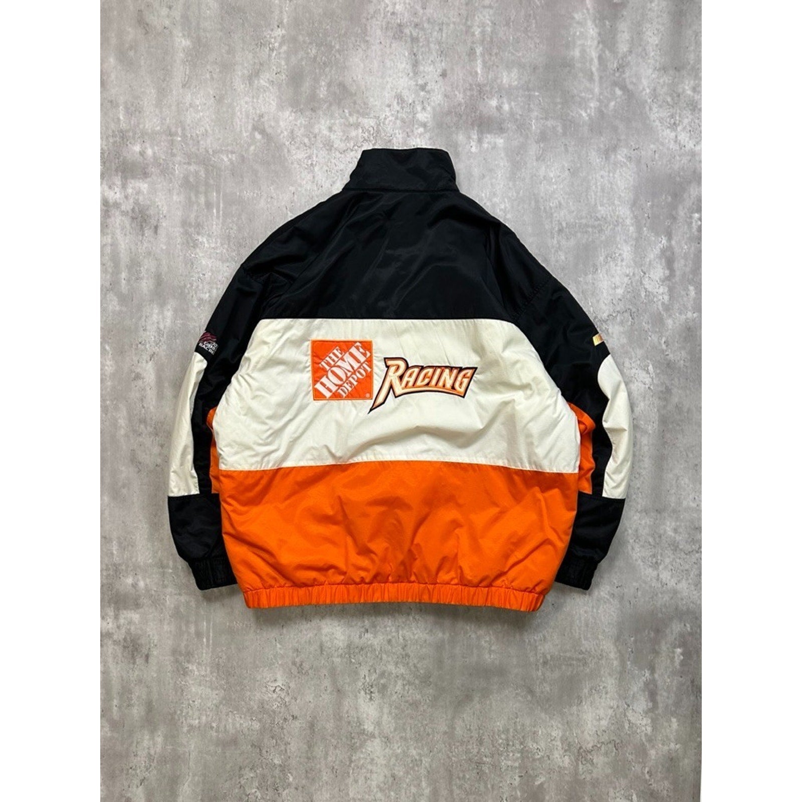 Vintage 90s Tony Stewart #20 Home Depot Racing Nascar Insulated Jacket Size 2XL