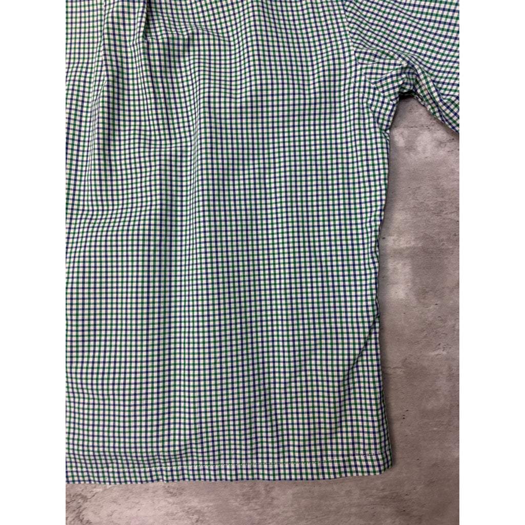 Vintage Polo Ralph Lauren Embroidered Pony Cropped Button Up Shirt Size Medium