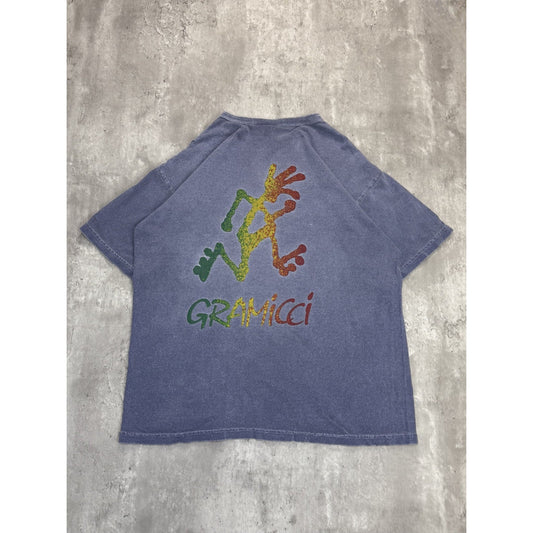 Vintage 90s Gramicci Spellout Logo Graphic Outdoors Wear T-Shirt Size Medium