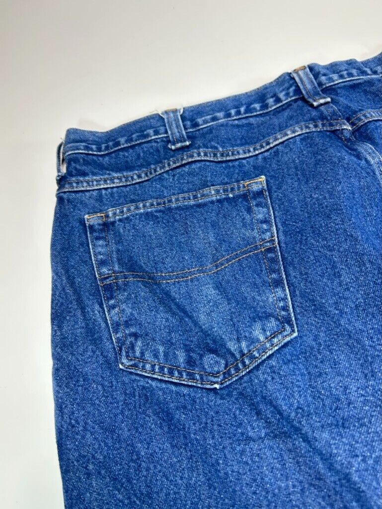 Vintage Carhartt Relaxed Fit Dark Wash Denim Pants Size 39 Blue