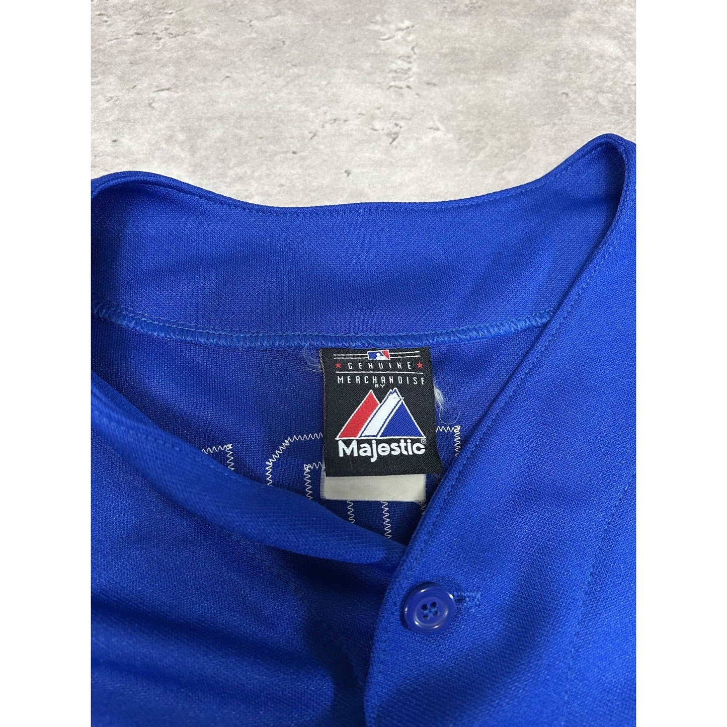 Vintage J.P. Arencibia #9 Toronto Blue Jays MLB Majestic Baseball Jersey Sz 2XL