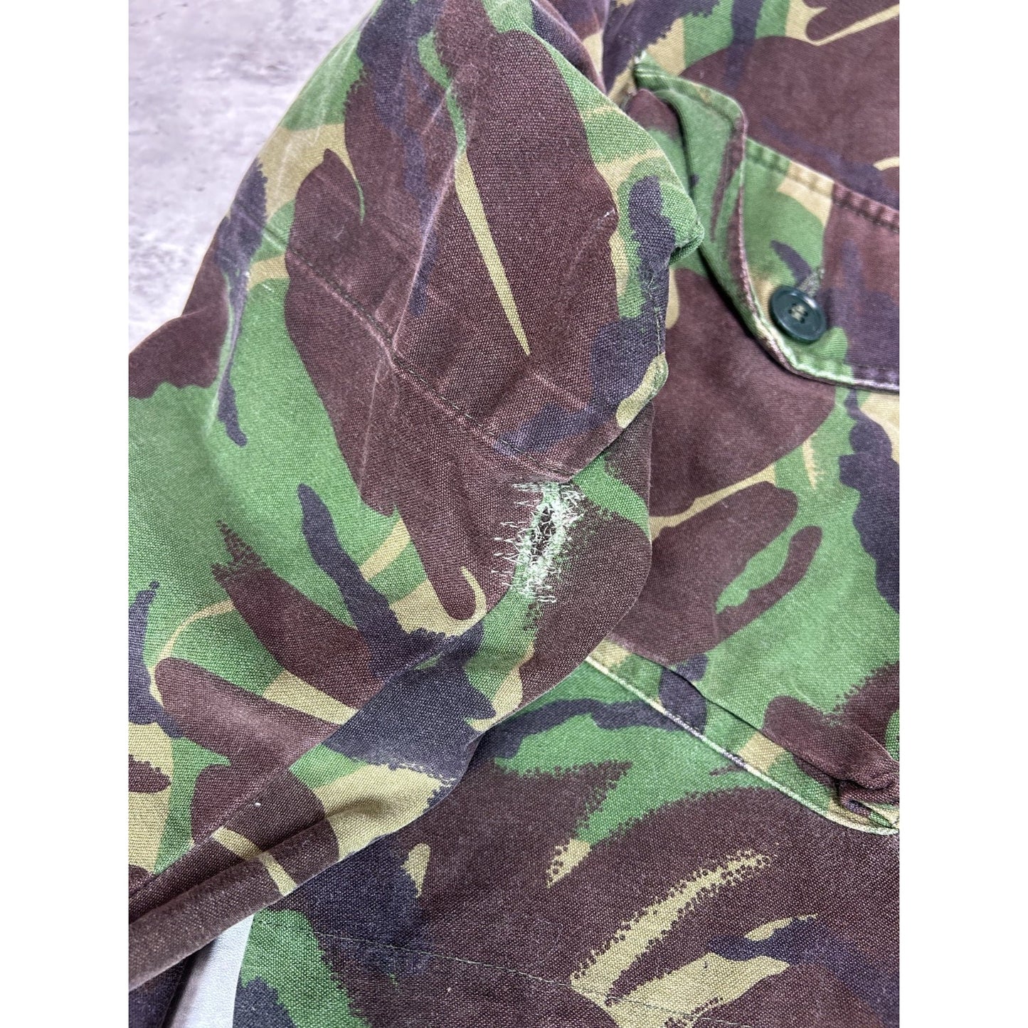 Vintage 80s/90s British Military DPM Lizard Camo Smock Jacket Size Large
