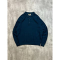Vintage 80s/90s Tundra 1/4 Button Collared Knit Sweater Size XL