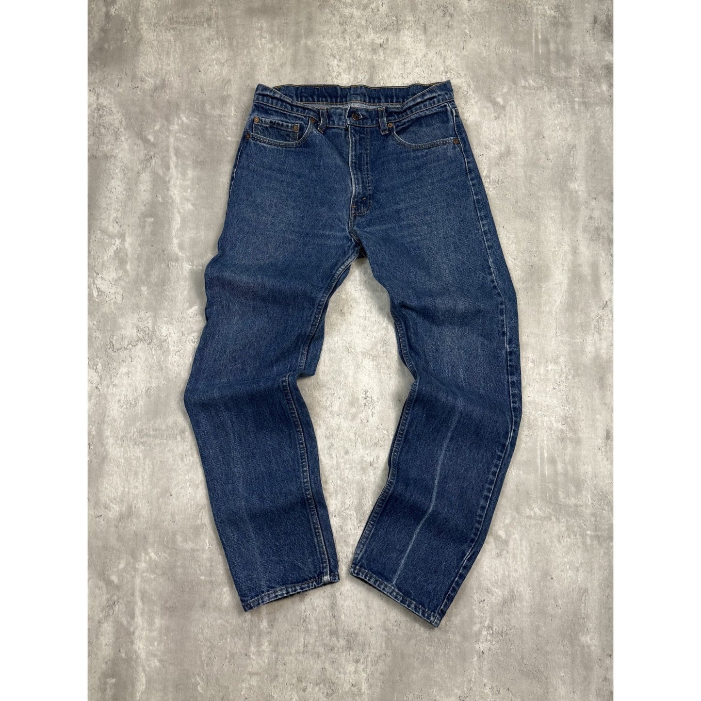 Vintage 80s Levis XX 505-0217 Dark Wash Denim Pants Size 32