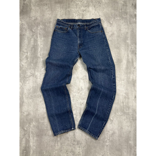 Vintage 80s Levis XX 505-0217 Dark Wash Denim Pants Size 32