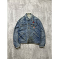 Vintage 1960s GWG Kings Medium Wash Denim Trucker Jacket Size Medium