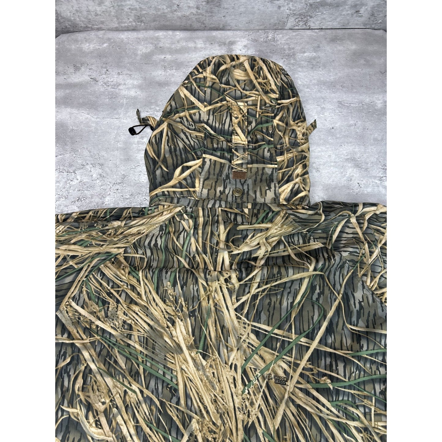 Vintage Columbia Mossy Oak Shadow Grass Camo Full Zip Hunting Jacket Size XL