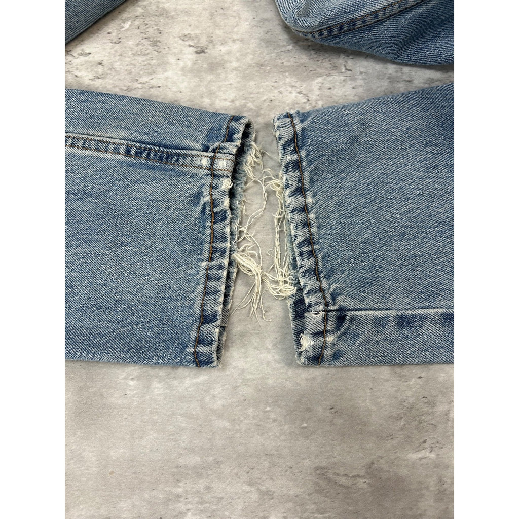 Vintage 90s Levis 550 Red Tab Medium Wash Denim Pants Size 29