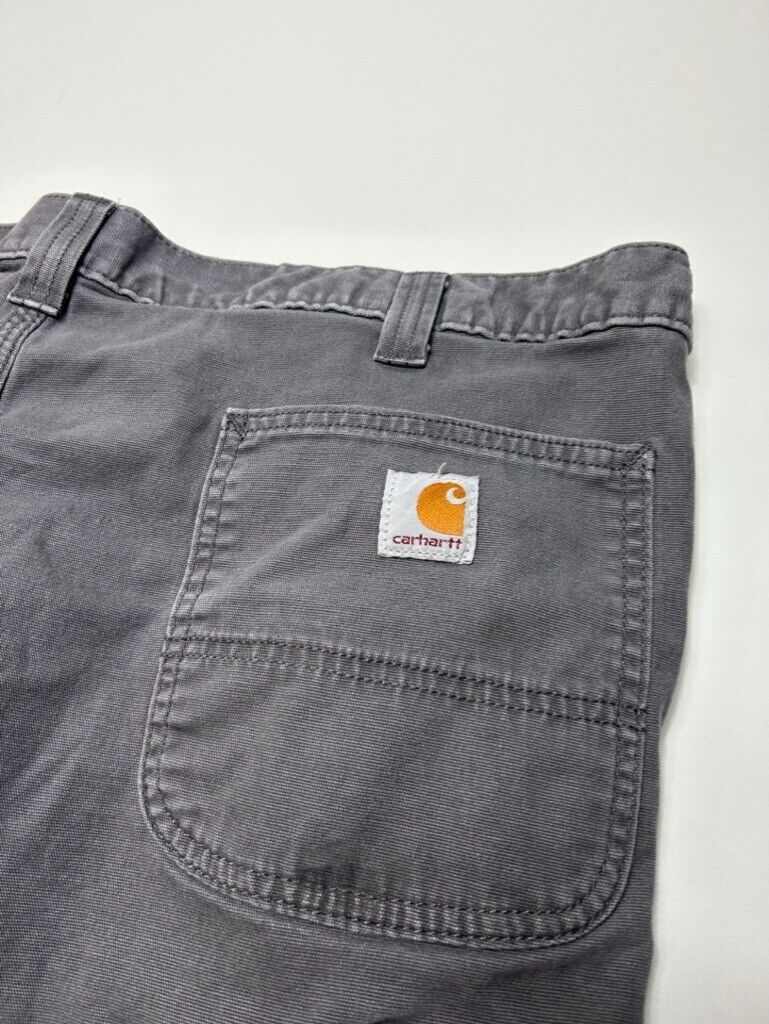 Carhartt Relaxed Fit Canvas Workwear 5 Pocket Pants 41W Gray