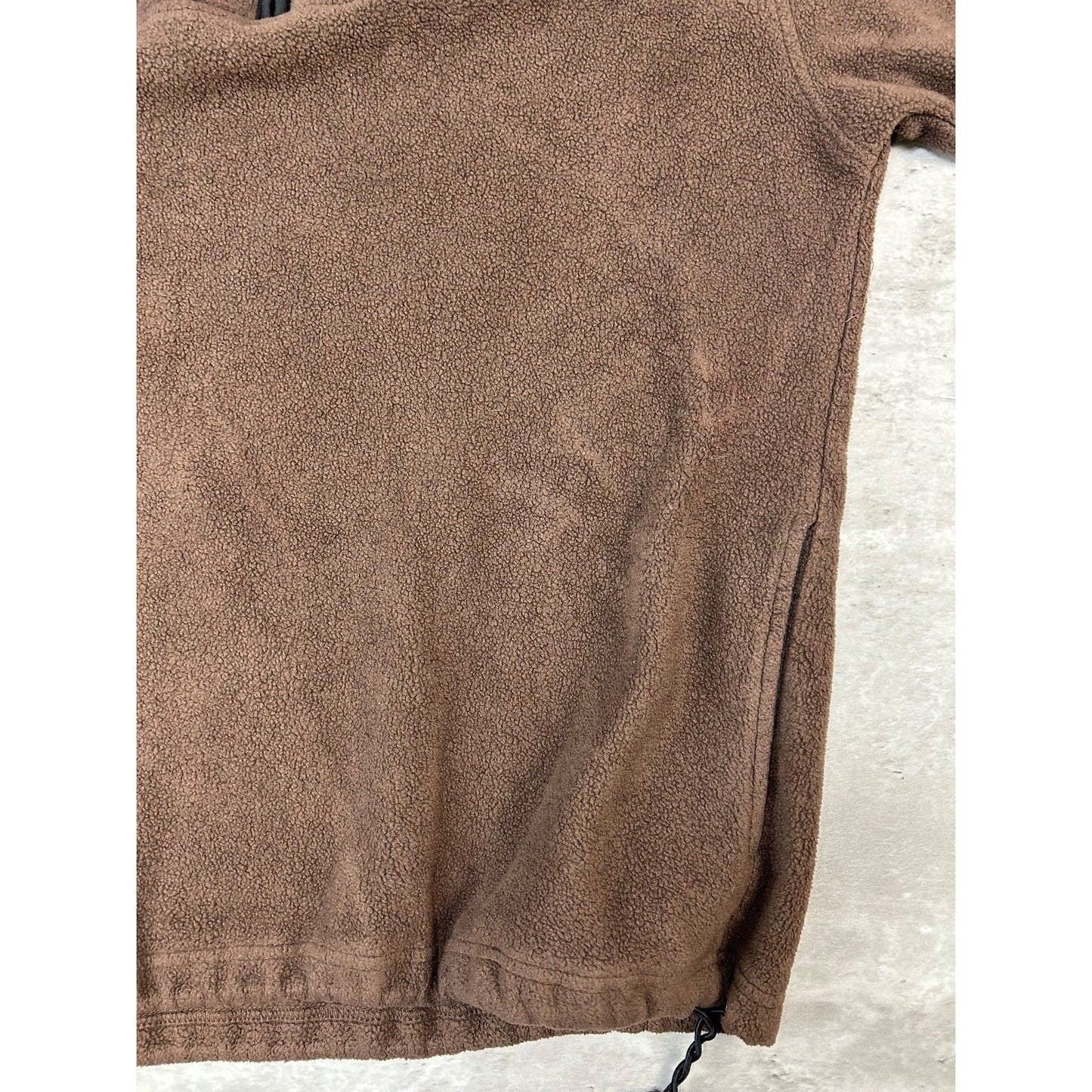 Vintage Cleveland Browns NFL Embroidered Spellout 1/2 Zip Fleece Sweatshirt XL