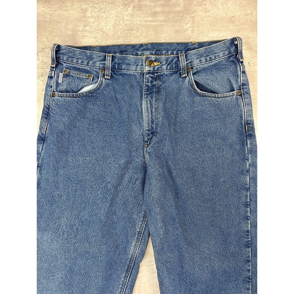Vintage Carhartt Dark Wash Denim Pants Size 37 Blue