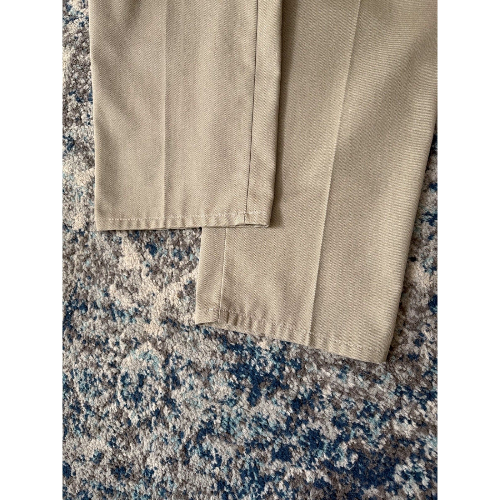 Vintage Beige Khaki Straight Leg Pants Size 36