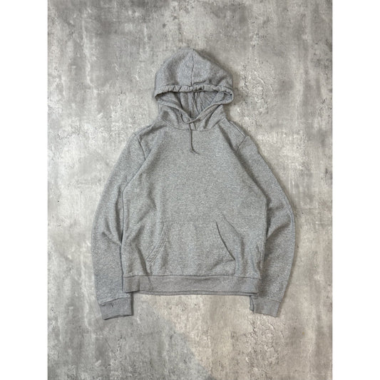 Vintage Womens 2000s Nike Tonal Swoosh Hooded Pullover Sweatshirt Size Large