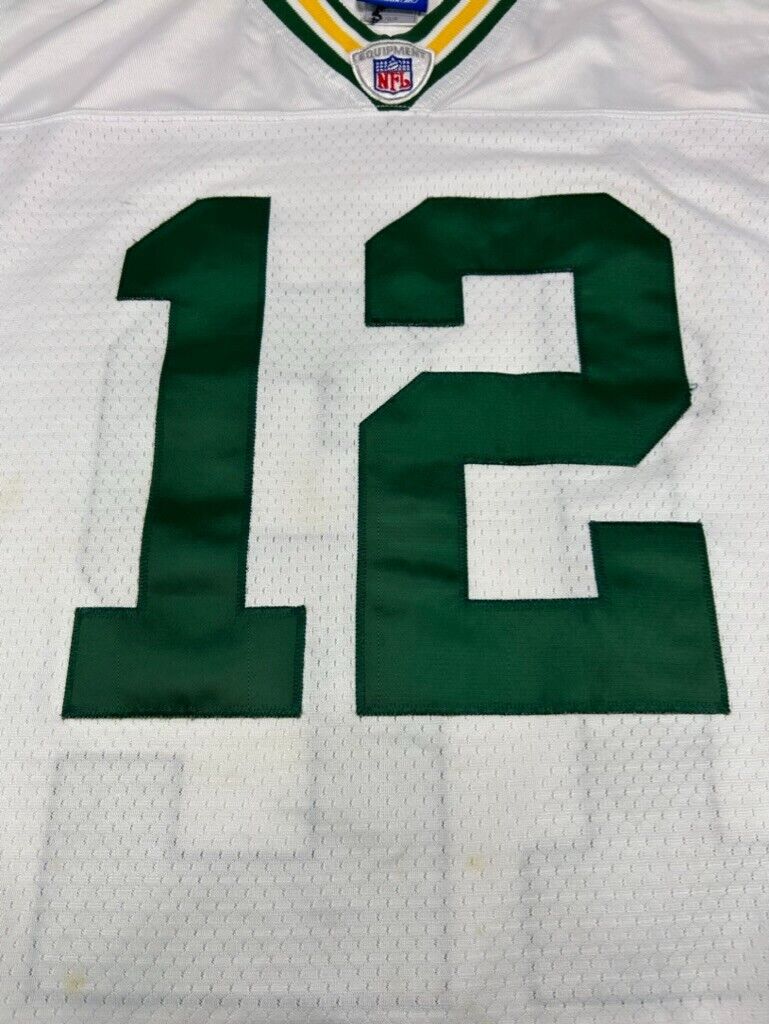 Vintage Aaron Rodgers #12 Green Bay Packers NFL Stitched Reebok Jersey Sz Large