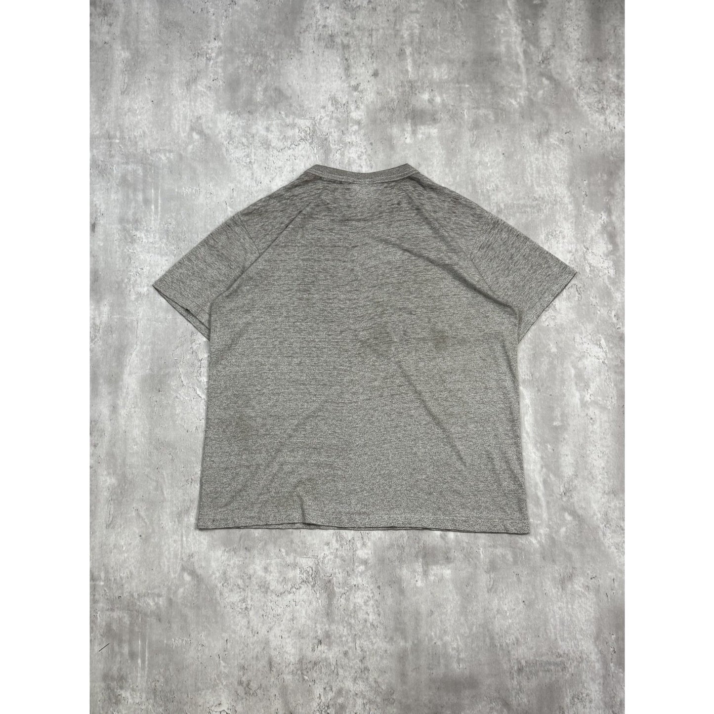 Vintage 90s US Army Graphic Spellout Training T-Shirt Size Large Gray