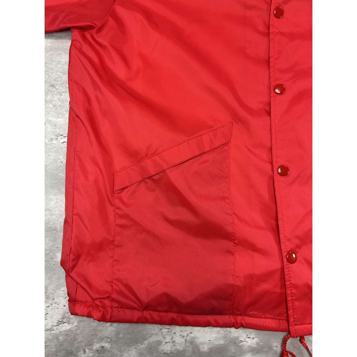 Vintage 80s New Haven Industries Nylon Coaches Jacket Size Medium