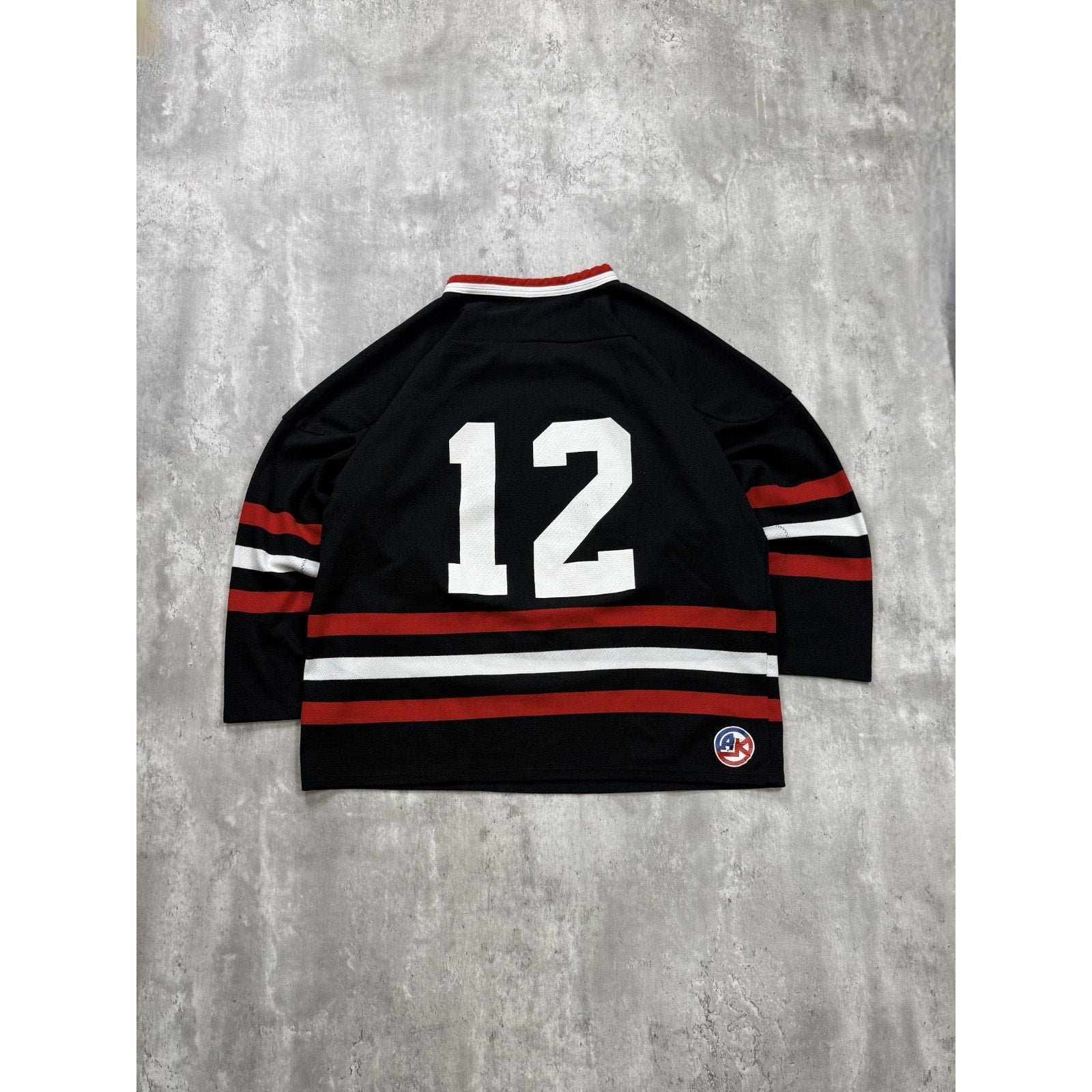 Vintage 80s/90s Dragons #12 Graphic Hockey Jersey Size XL