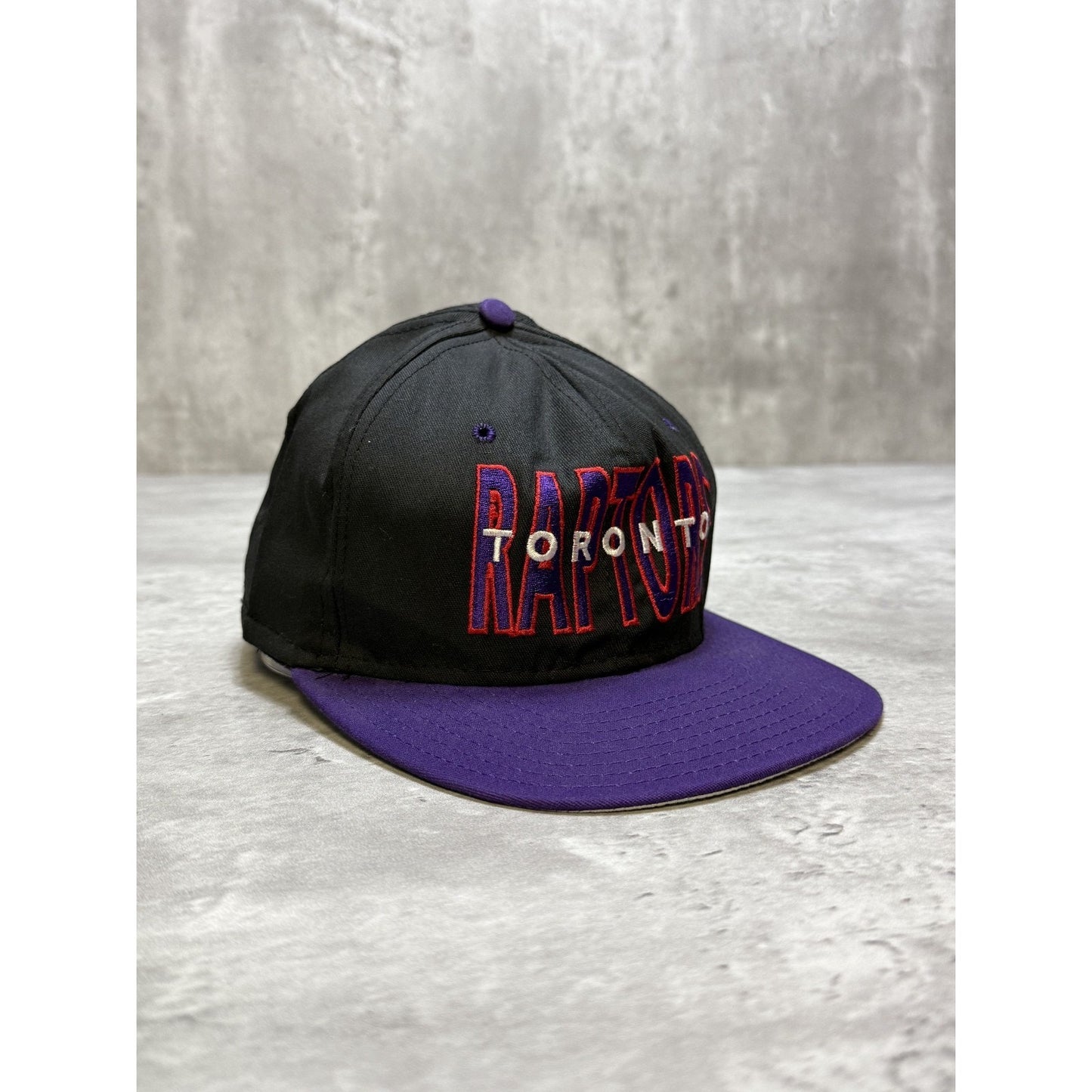 Vintage 1994 Toronto Raptors NBA Embroidered Spellout Snapback Hat OSFA
