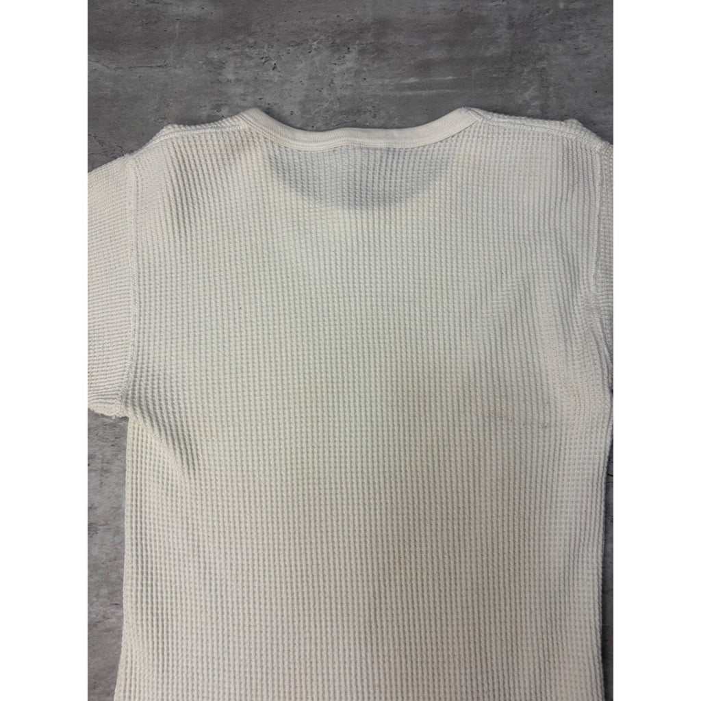 VTG 1970s Northwest Cotton Waffle Print Thermal Long Sleeve T-Shirt Size Medium