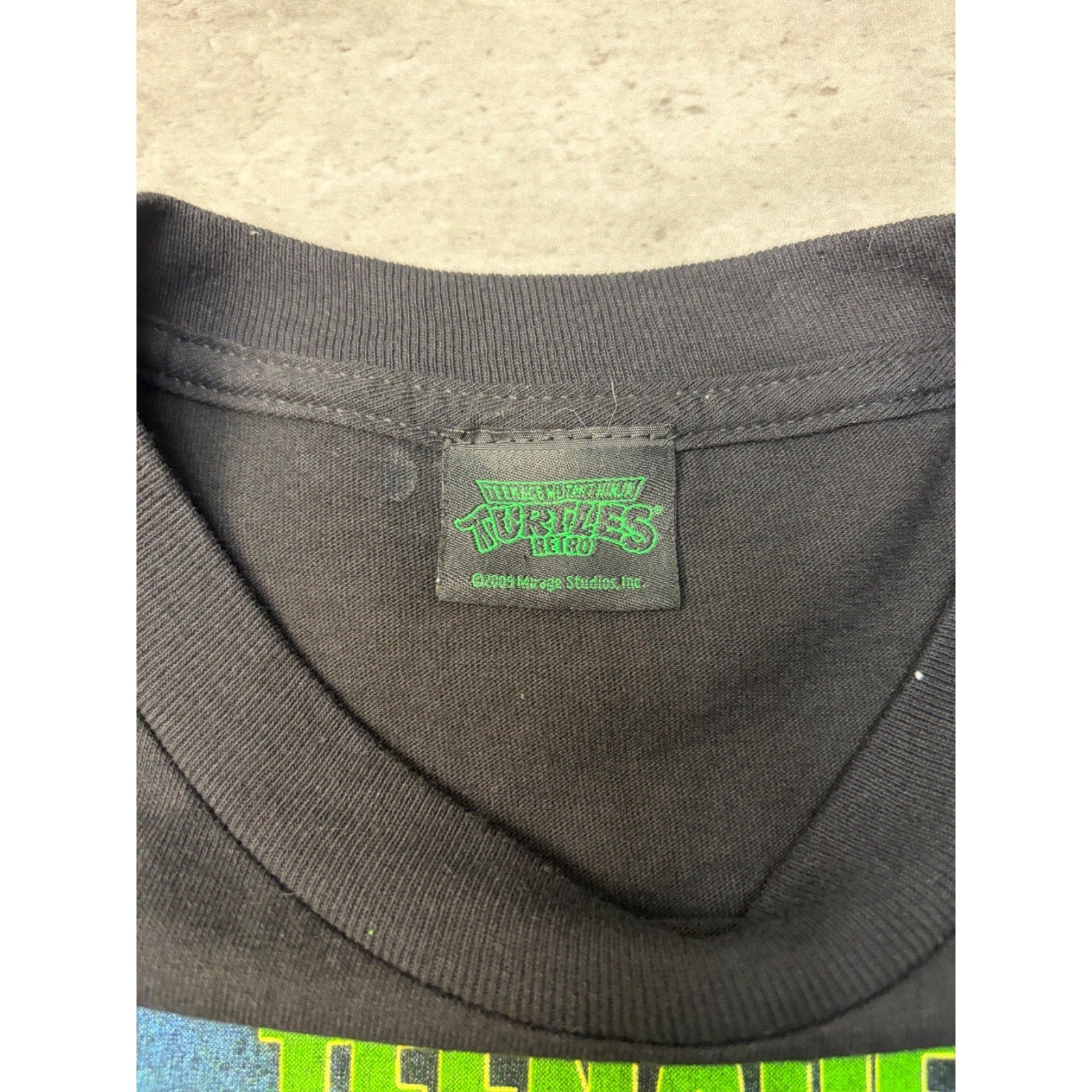 Vintage Teenage Mutant Ninja Turtles Movie Poster Promo T-Shirt Size Large