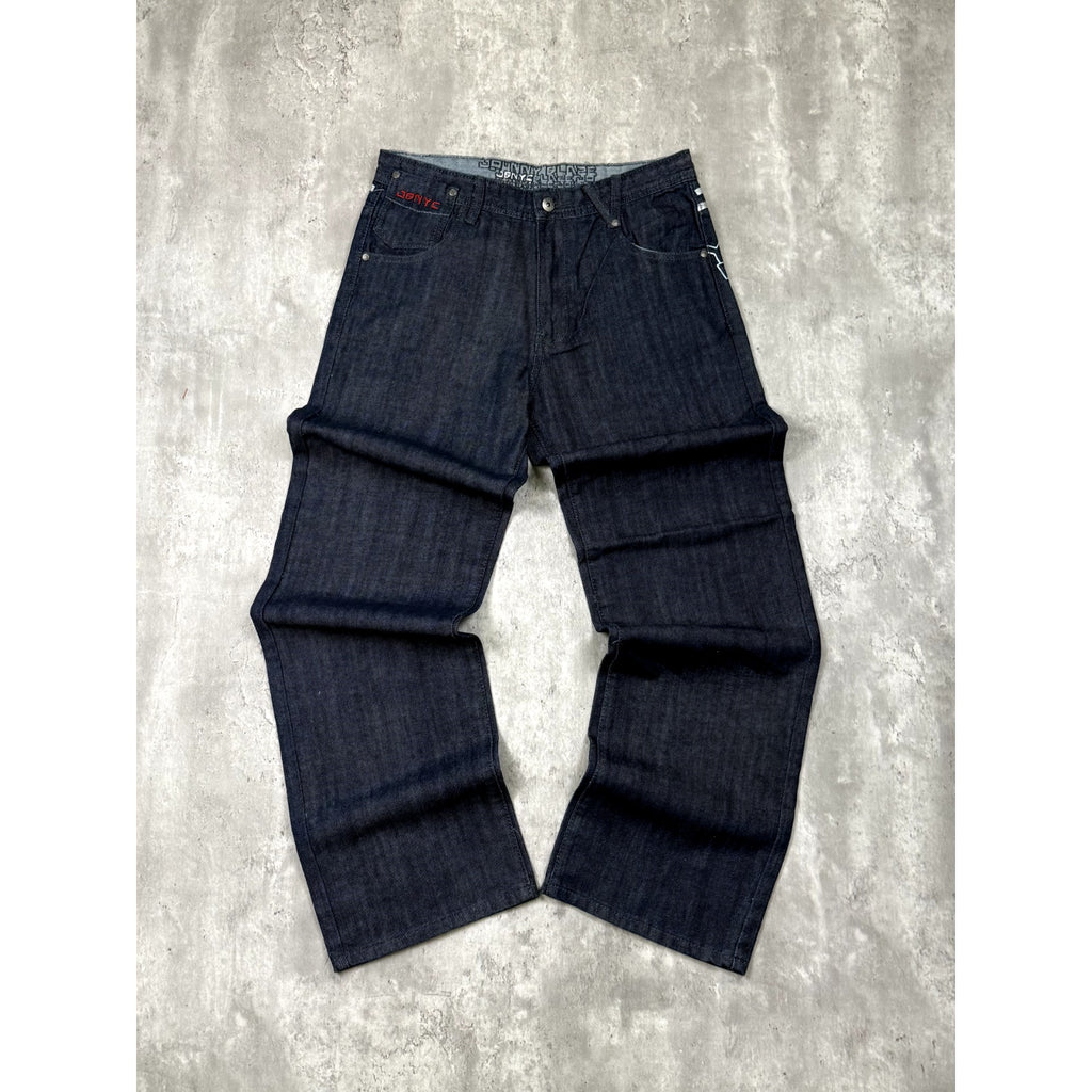 Vintage Y2K Womens Johnny Blaze Embroidered Signature Pocket Pants