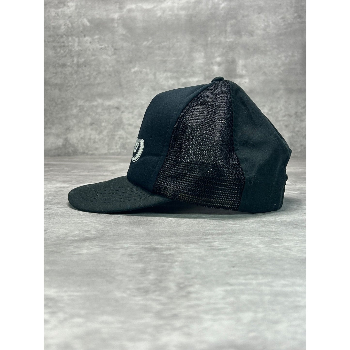 Vintage 80s/90s Chicago Spellout Rock Music Trucker Snapback Hat OSFA