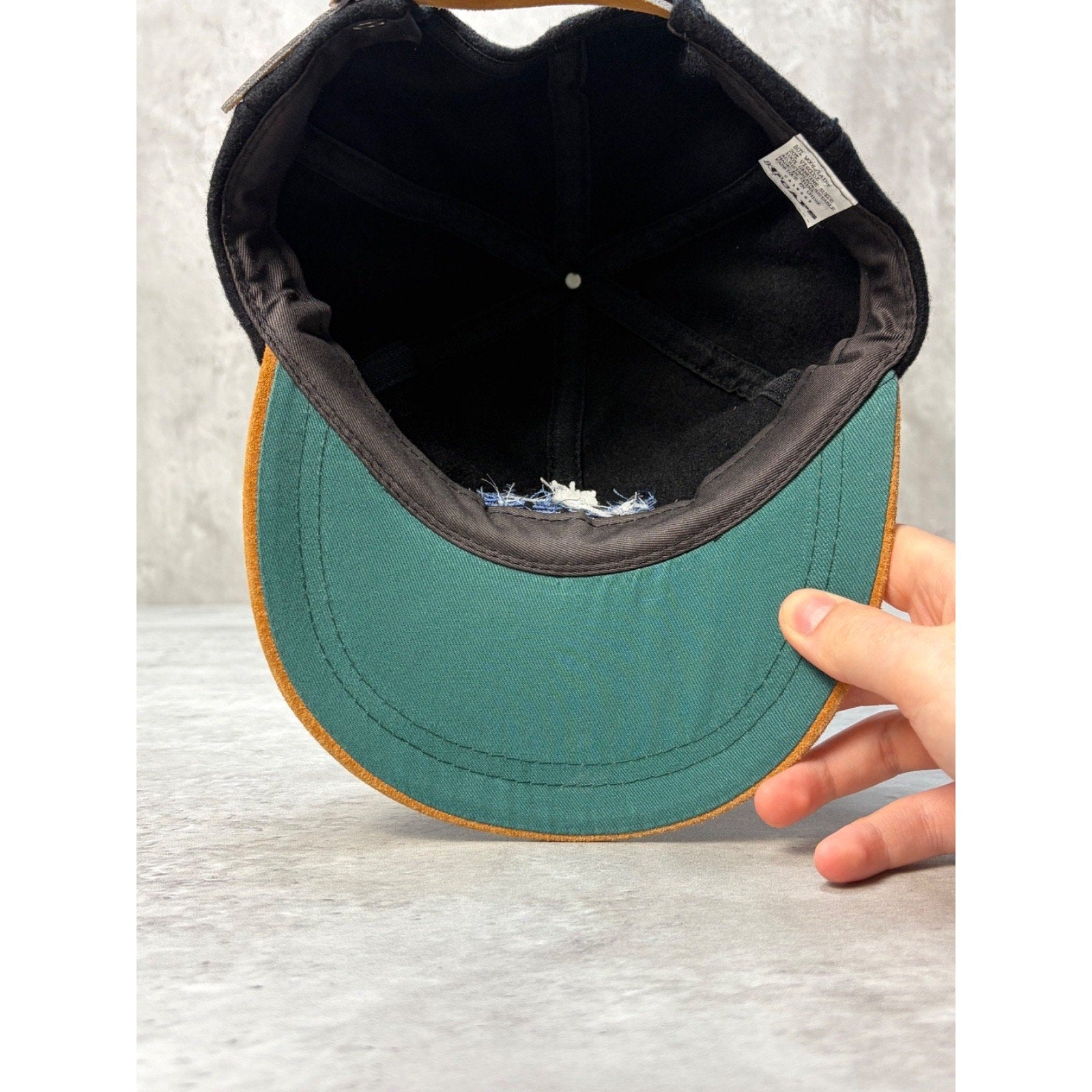 Vintage IBM Computers Embroidered Logo Two Tone Strapback Hat OSFA