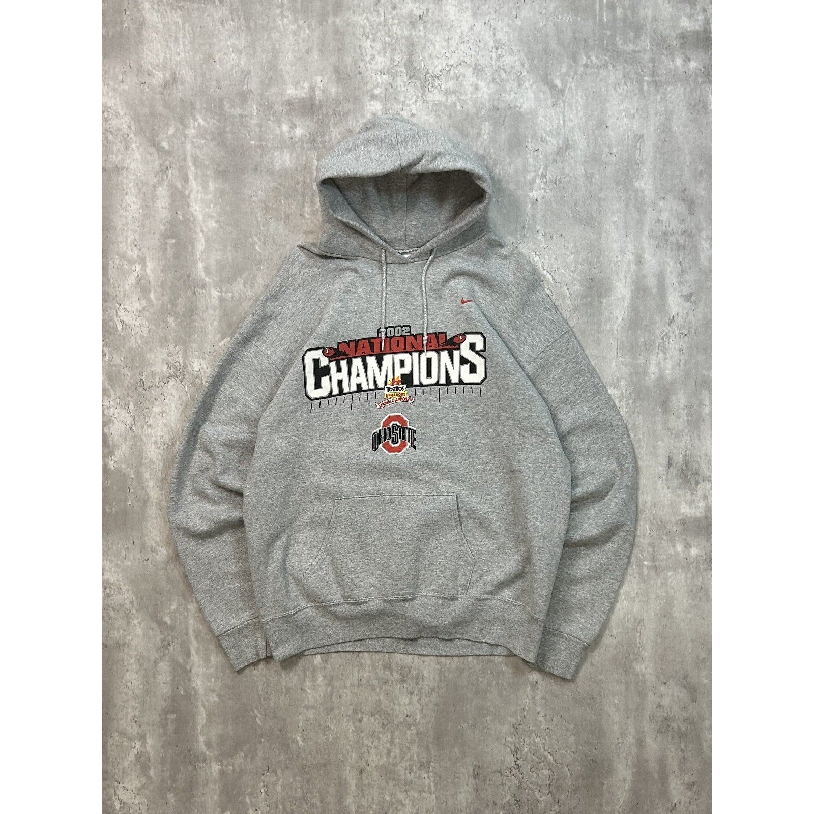 Vintage 2002 Ohio State Buckeyes NCAA National Champs Nike Sweatshirt Size XL