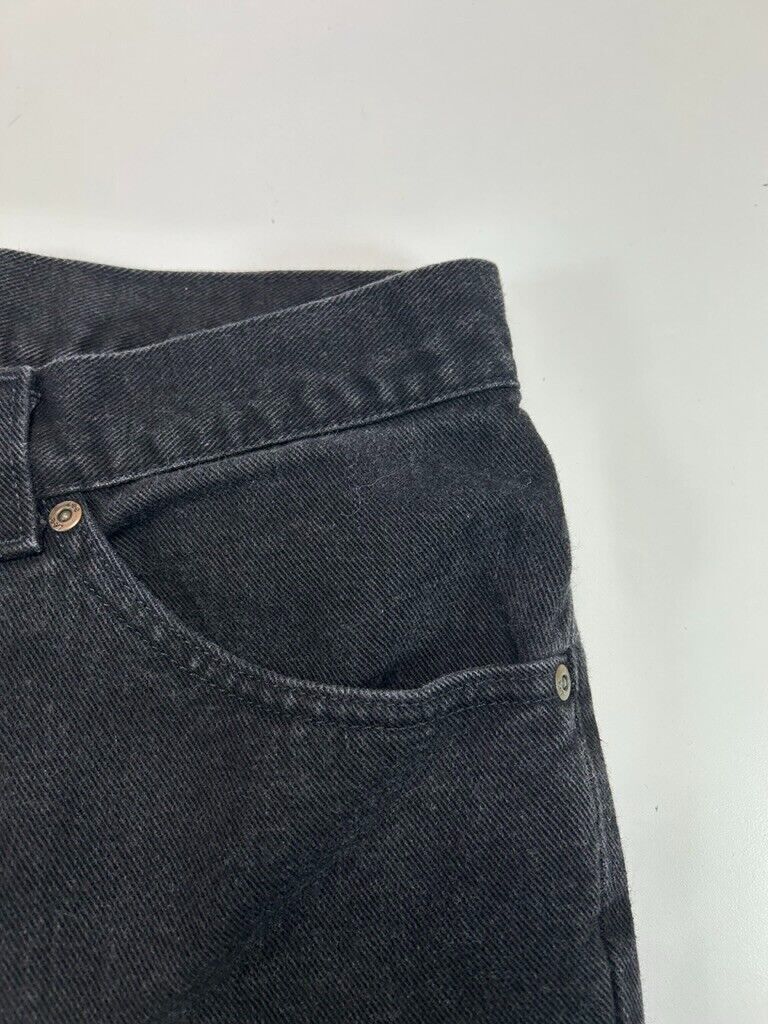 Vintage 90s Lee Black Denim Pants Size 32