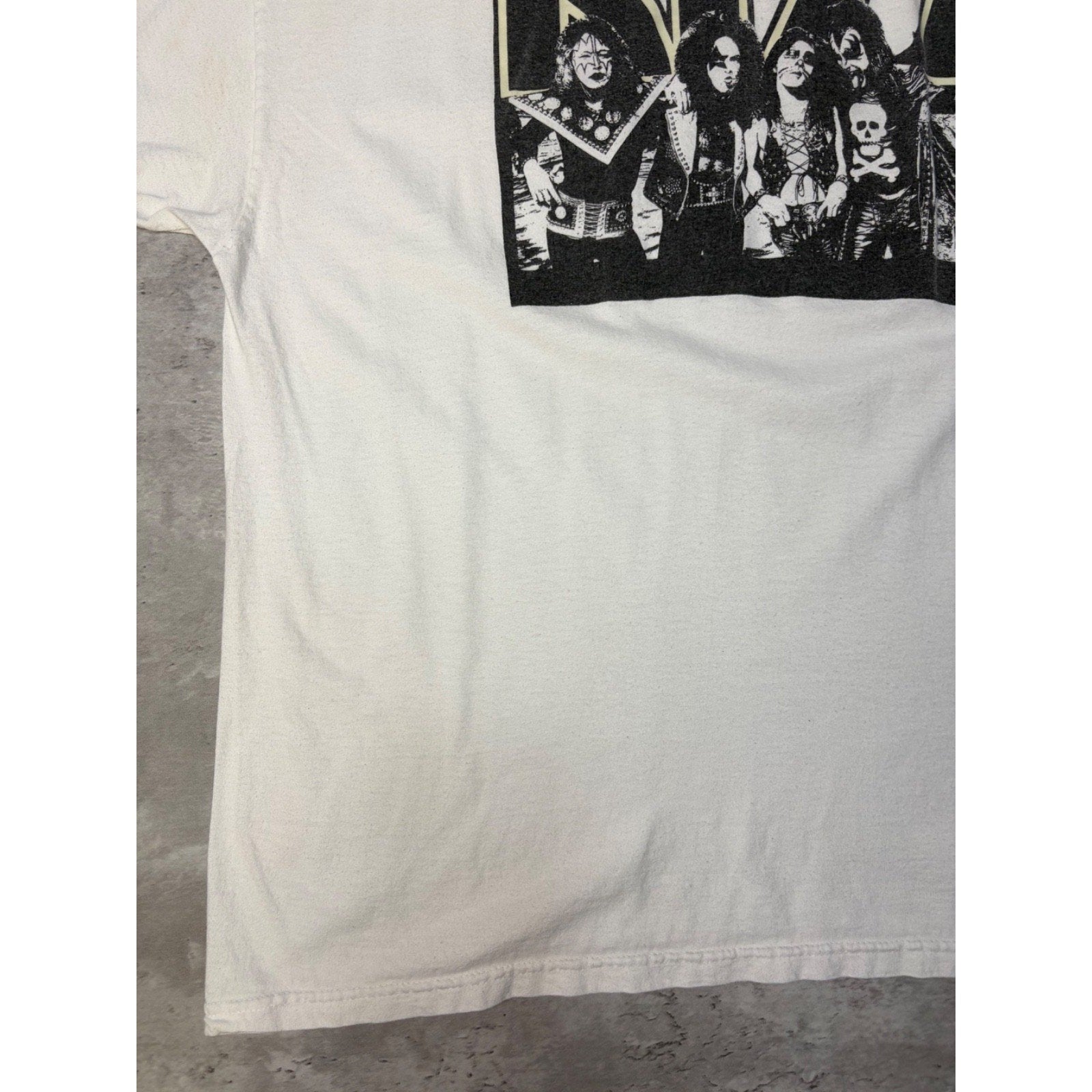 Vintage 90s Kiss Band Member Hard Rock Music Band T-Shirt Size XL