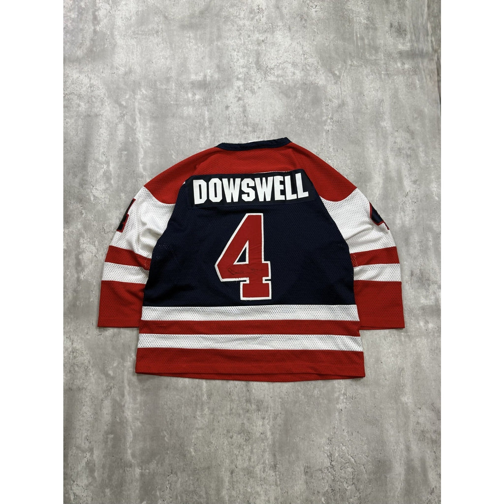 Vintage Mississauga Rebels #4 Stitched Hockey Jersey Size Medium
