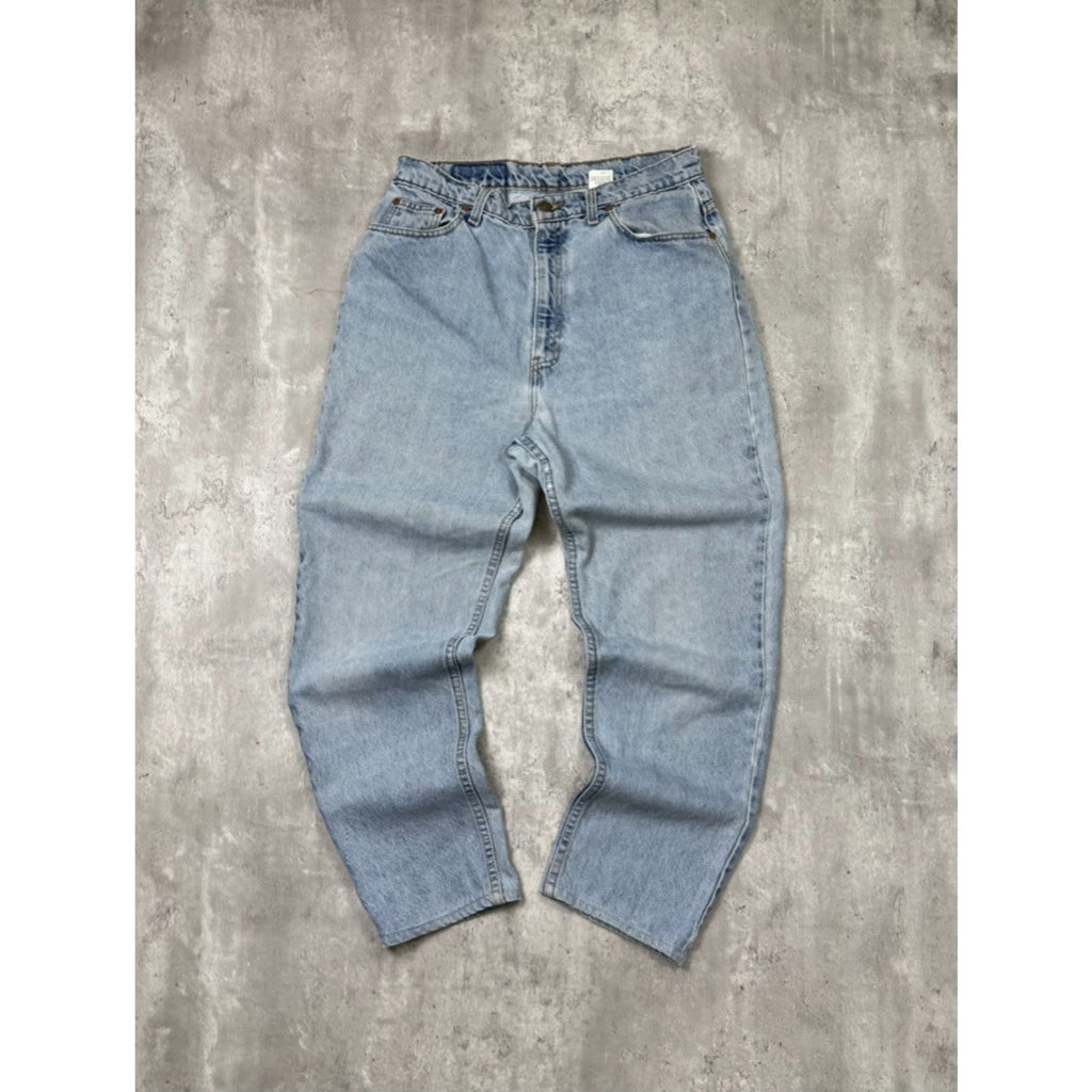 Vintage Womens Levis 521 Red Tab Light Wash Denim Pants Size 30