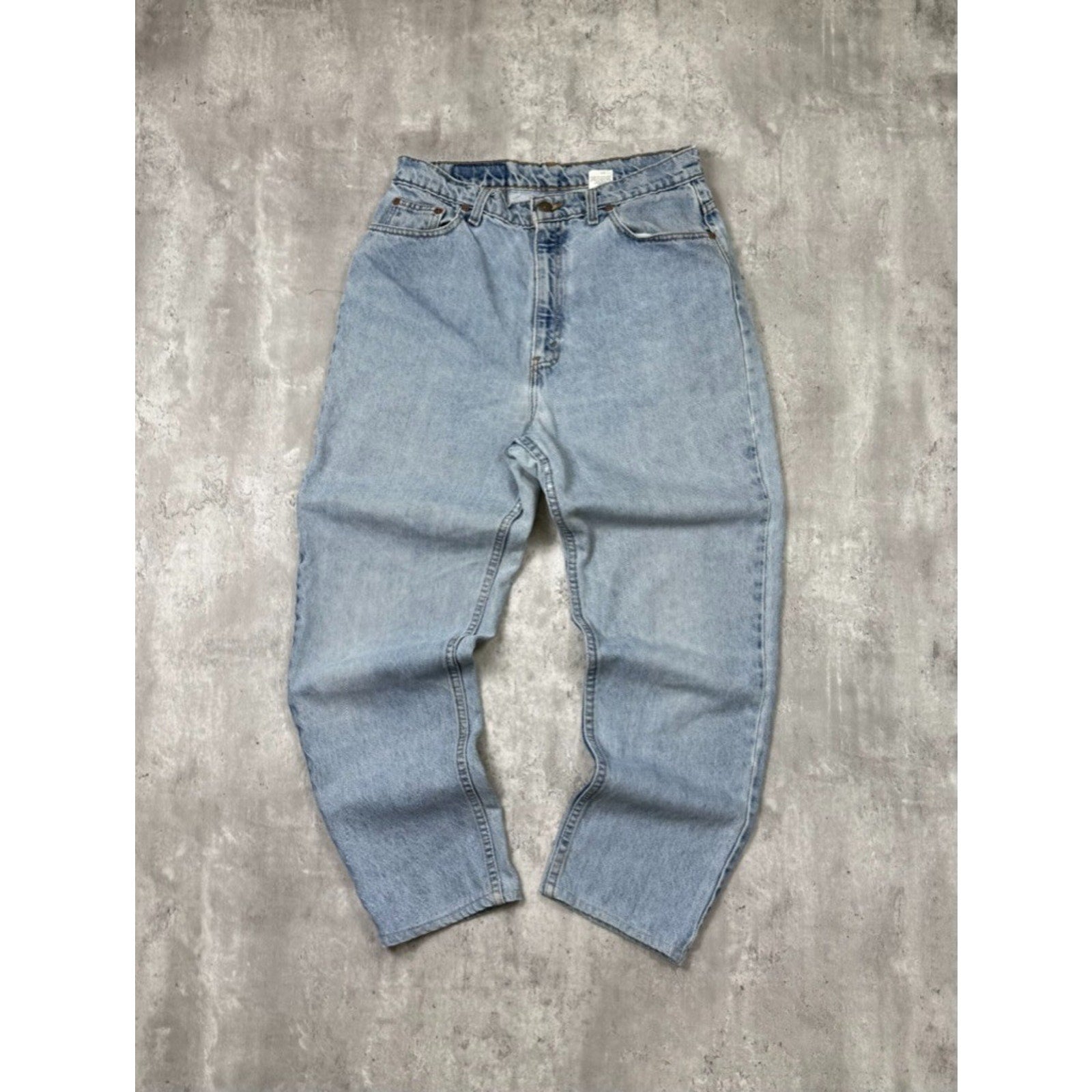Vintage Womens Levis 521 Red Tab Light Wash Denim Pants Size 30