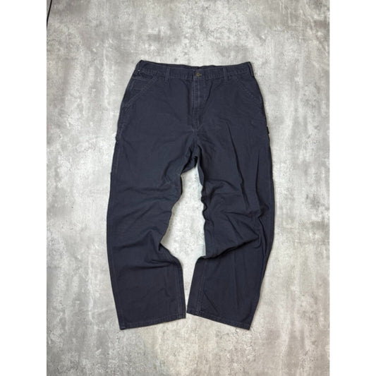 Vintage Carhartt Dungaree Fit Canvas Workwear Carpenter Pants Size 37 B11 PTB