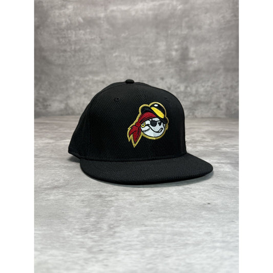 Vintage West Virginia Power MiLB Embroidered Logo Baseball Fitted Hat 7 1/2