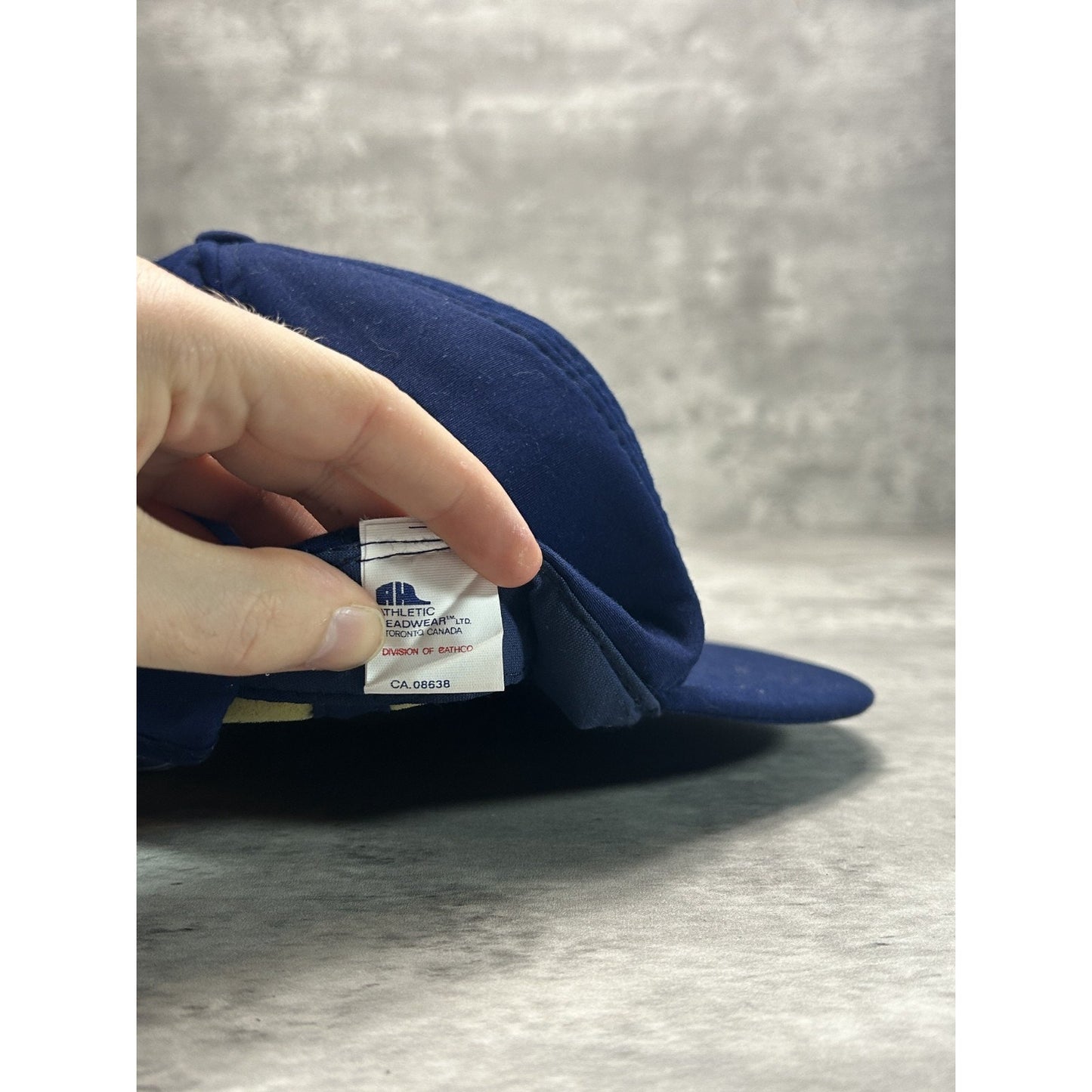 Vintage 80s/90s Ultramar Graphic Spellout Logo Foam Snapback Hat OSFA