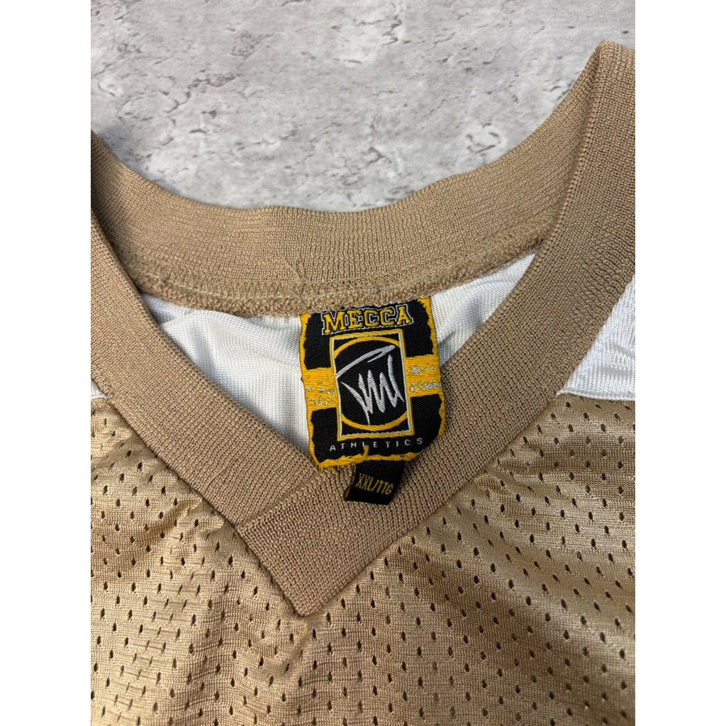 Vintage Y2K Mecca Athletics #2 Embroidered Football Jersey Size 2XL