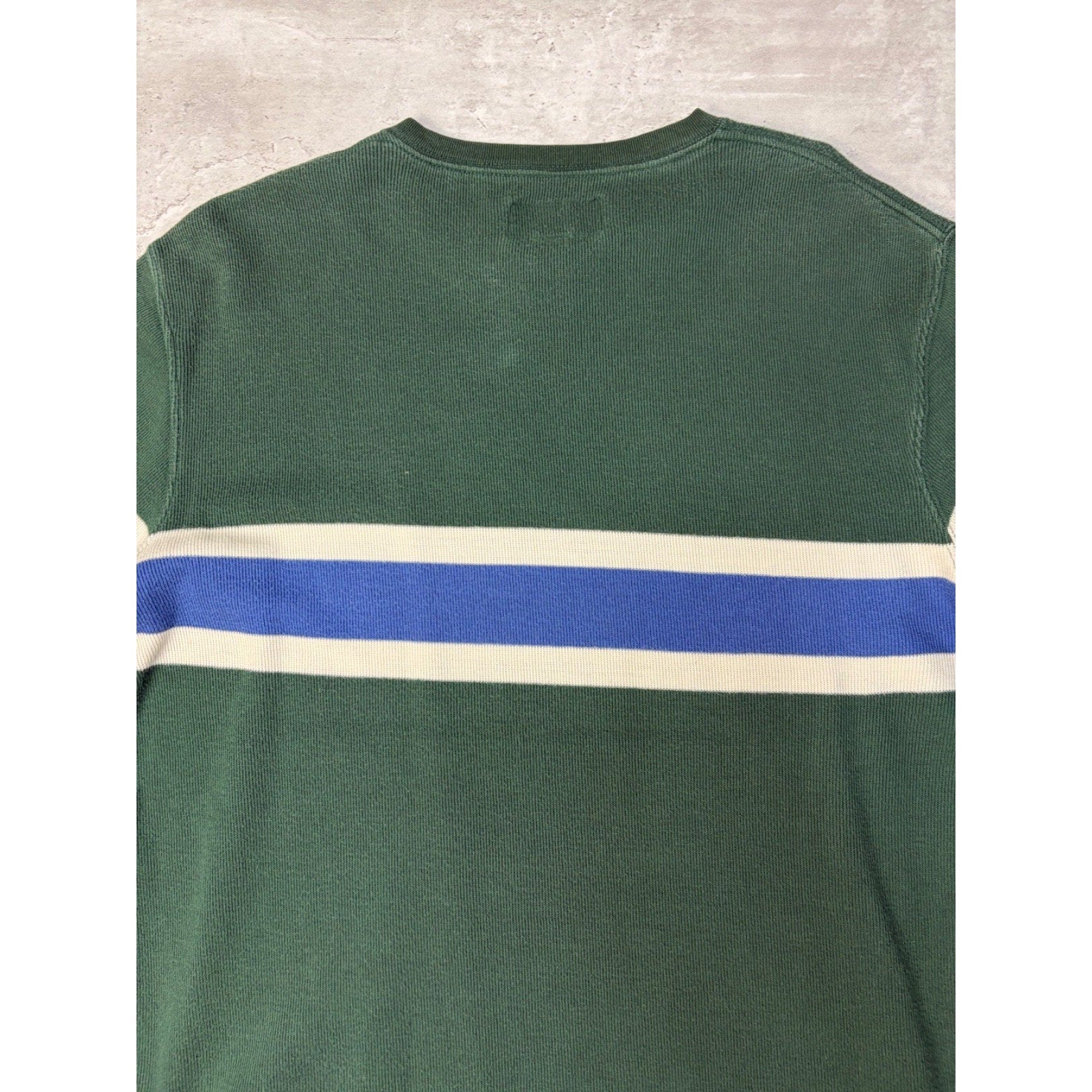 Vintage American Eagle Outfitters Striped V-Neck Knit Sweater Size Small