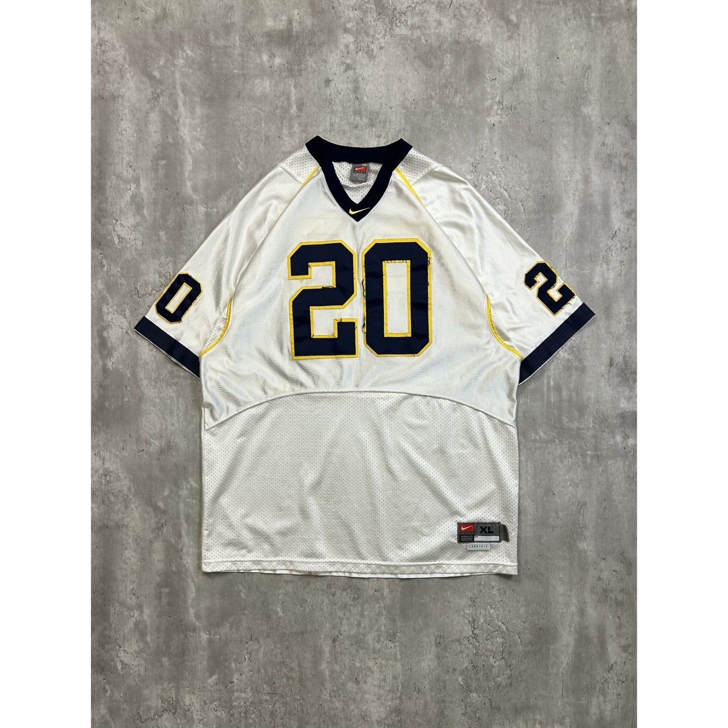 Vintage Michigan Wolverines #20 NCAA Nike Football Jersey Size XL