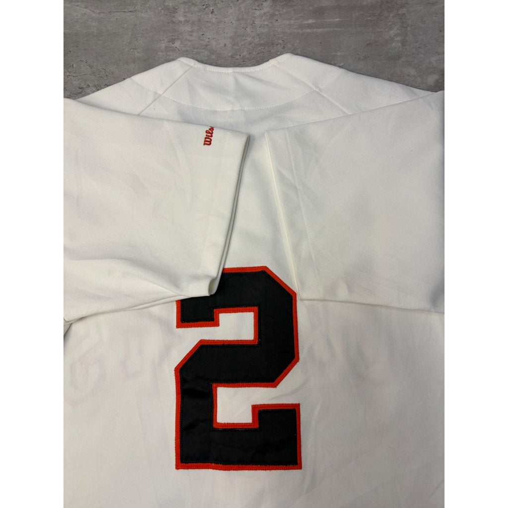Vintage San Fransisco Giants MLB Stitched Spellout Baseball Jersey Size Medium