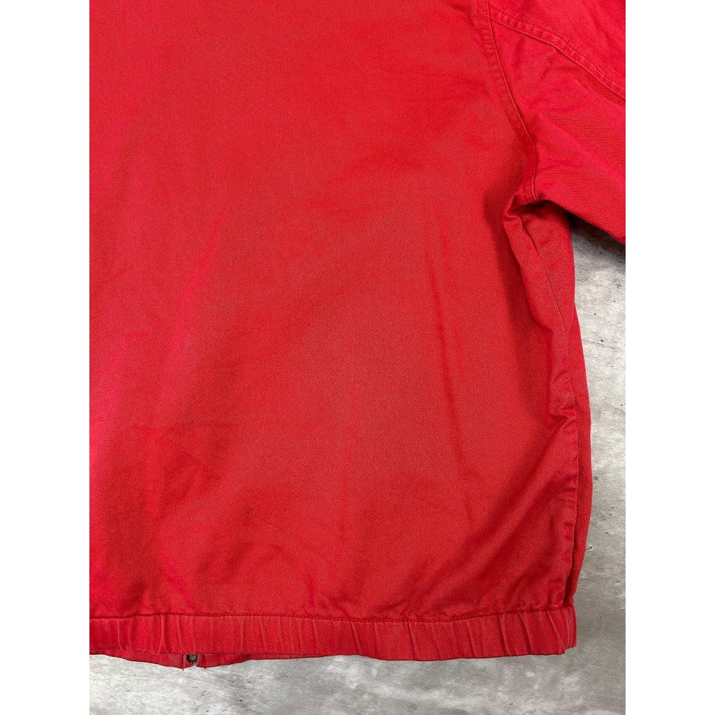 Vintage Polo Ralph Lauren Embroidered Pony Harrington Jacket Size XL Red