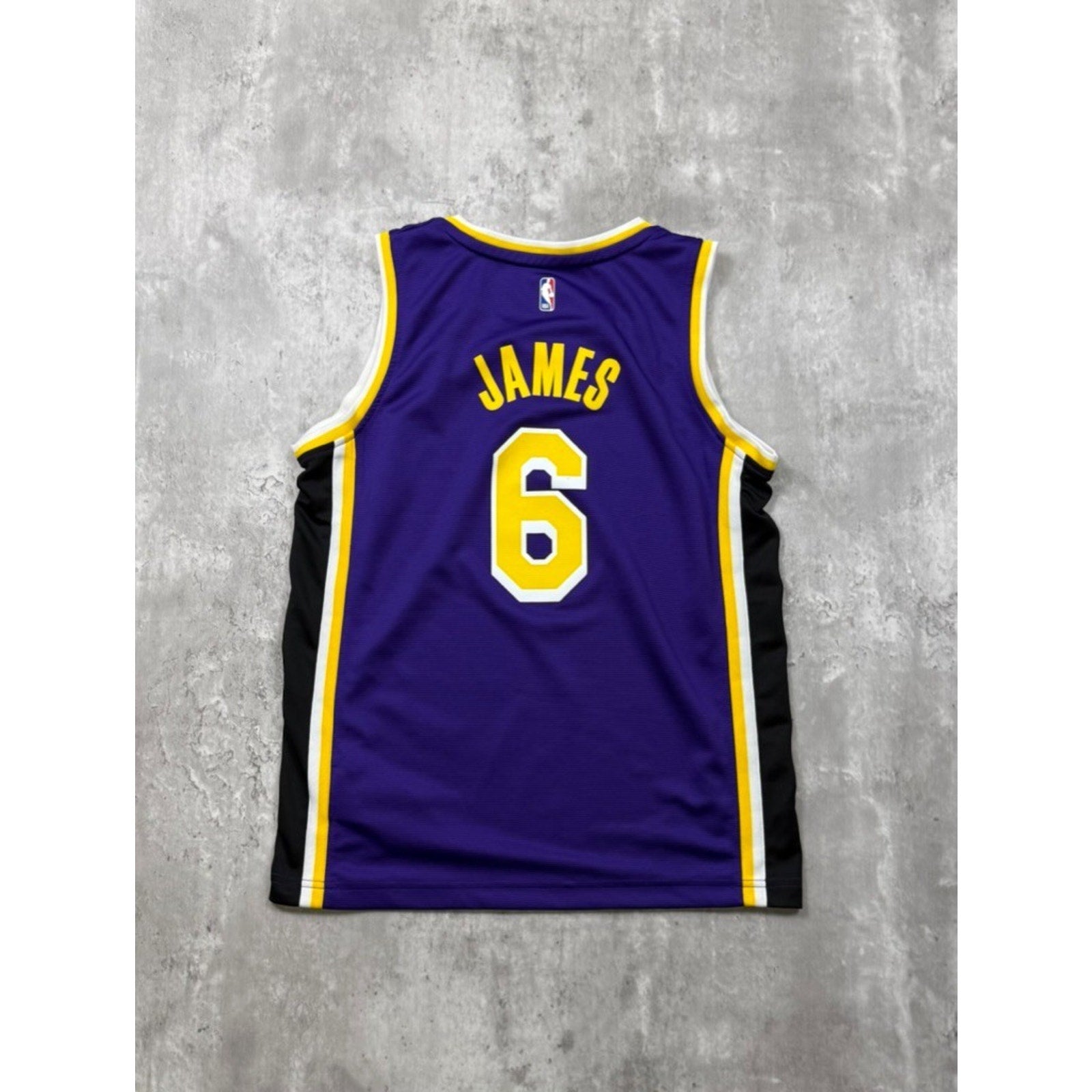 Vintage Lebron James #6 Los Angeles Lakers NBA Basketball Jersey Sz Large YOUTH