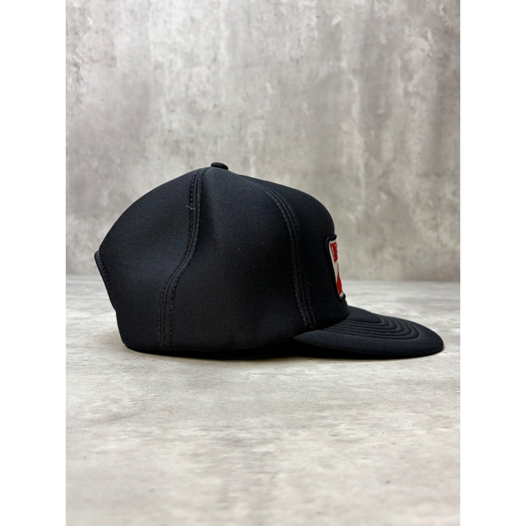 Vintage 80s B&G Pump Jack Service Embroidered Patch Trucker Snapback Hat OSFA