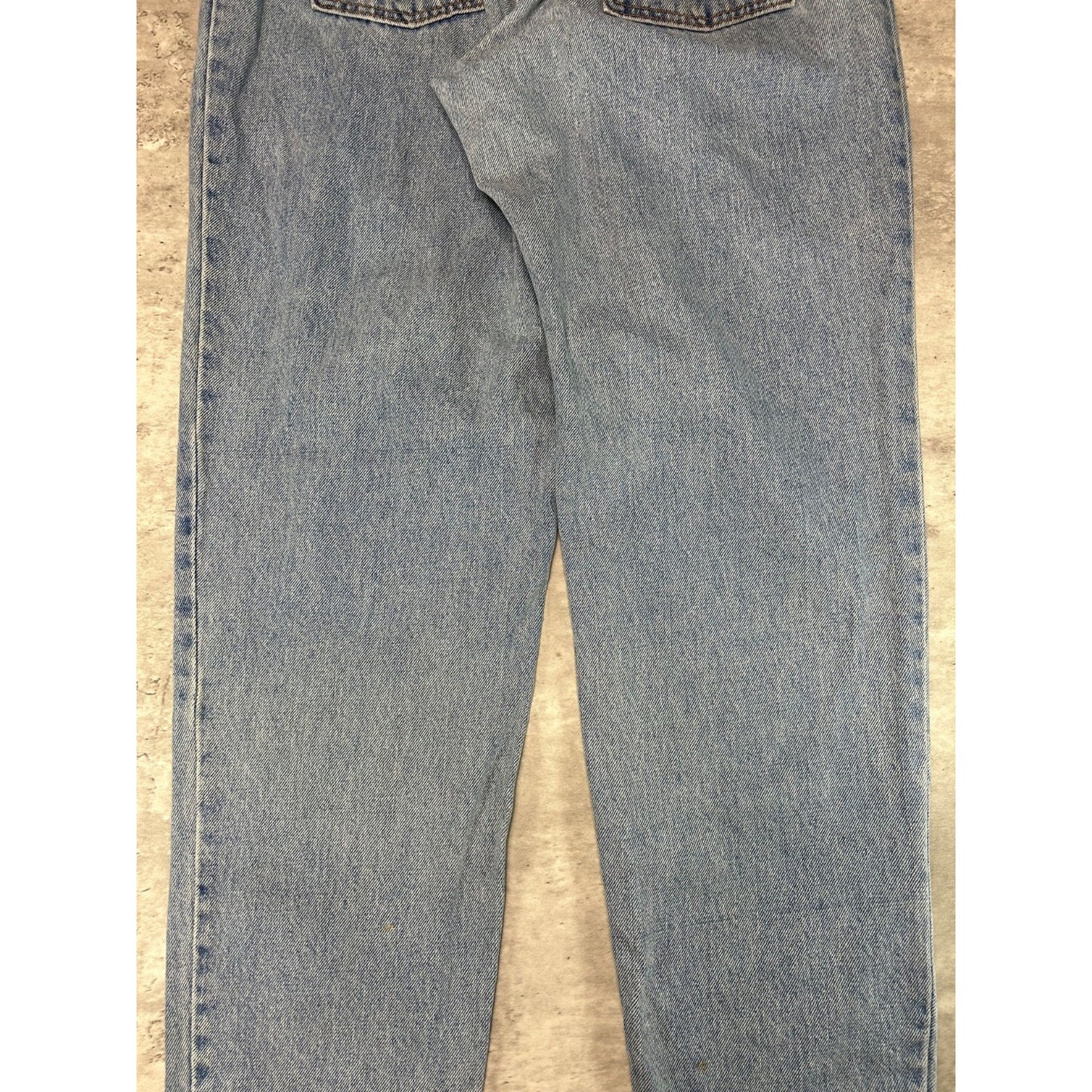 Vintage 90s Women's Levis 550 Red Tab Light Wash Denim Pants Size 31 Blue